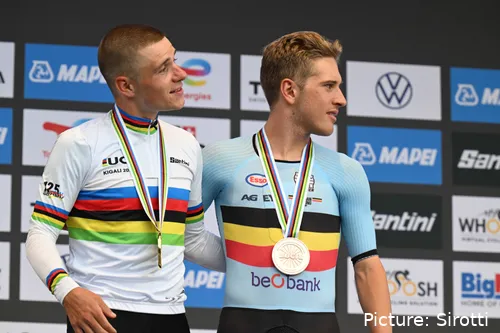 Bélgica sumó dos medallas en el Mundial Contrarreloj 2025