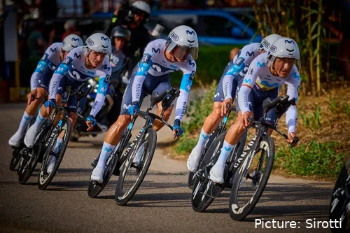 Movistar Team acaba de sacar su equipo de desarrollo.