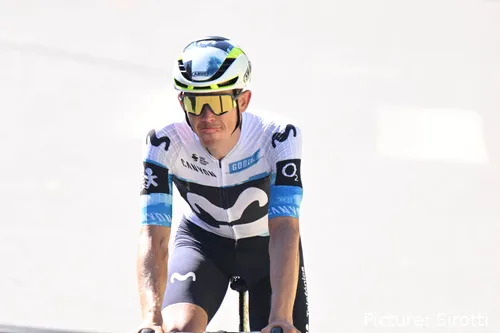Gregor Muhlberger, en su último año con Movistar Team