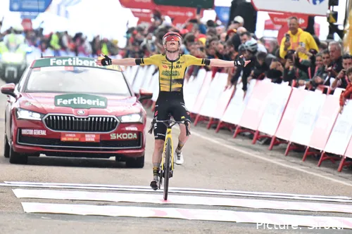 Jonas Vingegaard conquistó la 9ª etapa de la Vuelta a España 2025