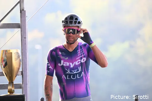 Michael Matthews, en la temporada 2025 con Jayco-AlUla