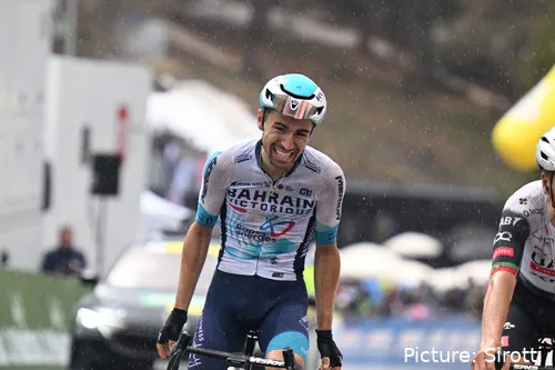 Lenny Martínez ha tenido un buen 2025 con Bahrain Victorious