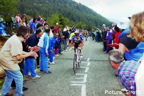 Perico Delgado, uno de los mejores escaladores de la historia.
