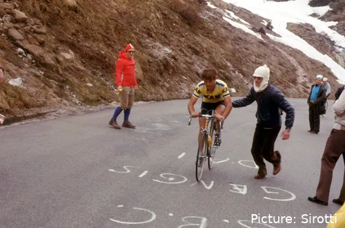 Txomin Perurena, uno de los mejores ciclistas de los setenta (Sirotti)