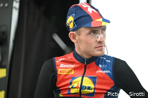 Skjelmose, durante una carera con Lidl-Trek en 2025