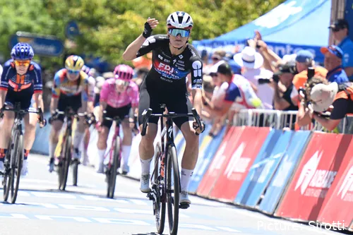 Ally Wollaston, celebrando una victoria