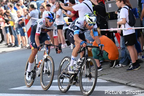 Filip Maciejuk, enfrentándose a Movistar Team una temporada antes de su fichaje