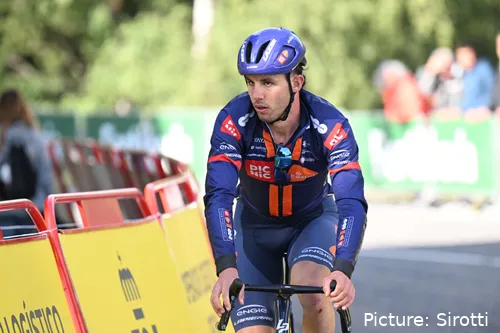 Patrick Eddy, con el maillot del equipo Picnic
