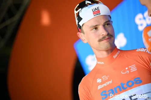 Jay Vine, tras la segunda etapa del Tour Down Under 2026