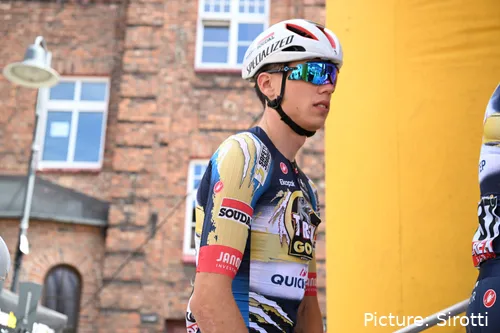 Paul Magnier en acción con Soudal - Quick-Step durante la temporada 2025