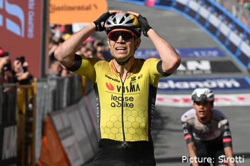 Wout van Aert, en el Giro de Italia 2025