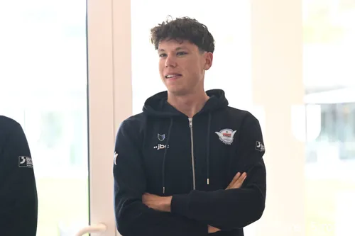 Paul Magnier en la presentación de la Tirreno–Adriático 2026