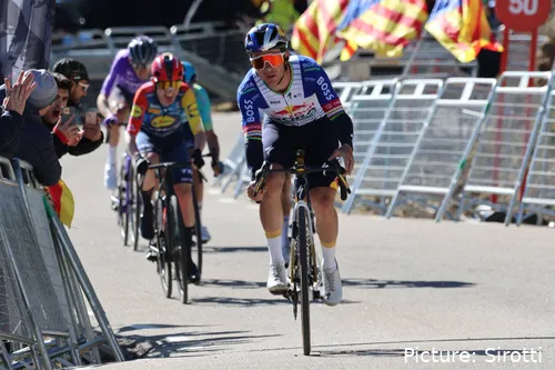 Remco Evenepoel, en la Volta a Catalunya 2026.