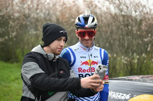 Remco Evenepoel, en la Amstel Gold Race 2026