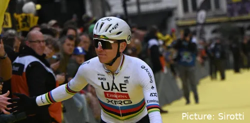 Tadej Pogacar, ciclista de UAE