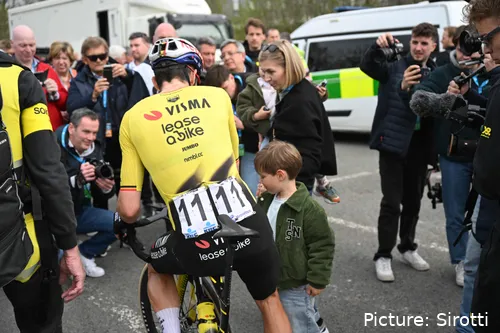 Wout van Aert and his family