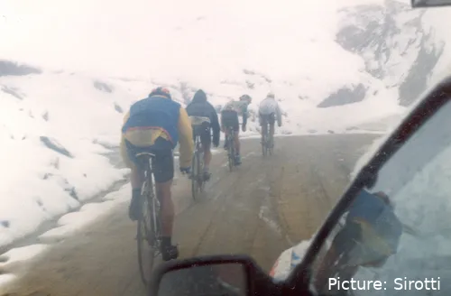 Passo di Gavia, Giro d'Italia, 1988.