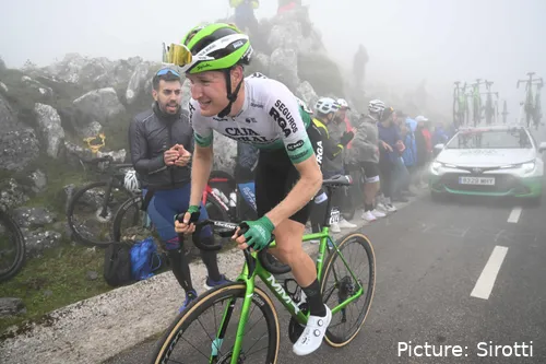 Abel Balderstone is best-placed Spanish rider in the Vuelta GC after stage 17