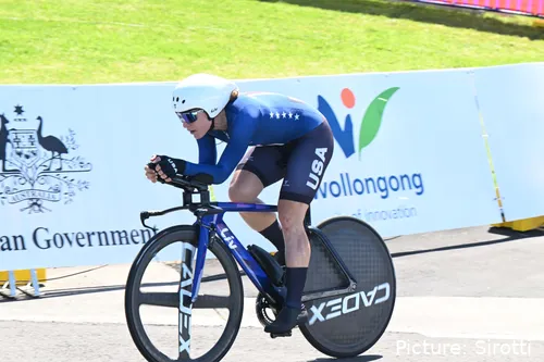 Kristen Faulkner só se começou a dedicar ao ciclismo, a partir de 2017