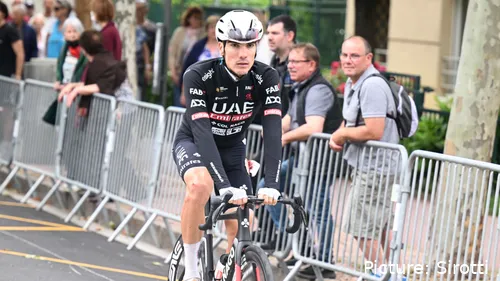 Juan Ayuso at the 2024 Criterium du Dauphiné. @Sirotti