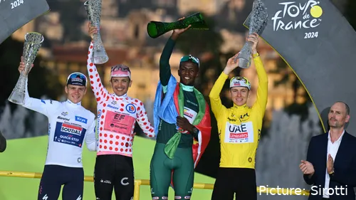 Evenepoel ganhou a classificação de melhor jovem do Tour