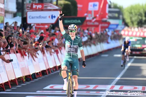 Van Aert is in good form after three stage wins at the Vuelta a Espana&nbsp;