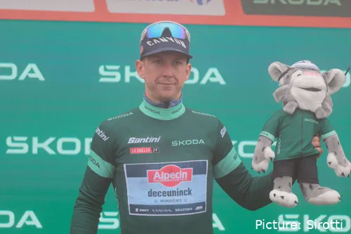 Kaden Groves já ganhou três etapas na Vuelta e tem a camisola verde no bolso