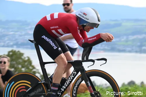 Asgreen took 6th in the men's elite individual time trial last weekend in Switzerland