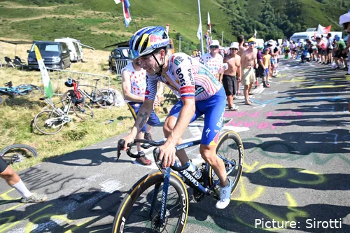 Primoz Roglic climbed to 5th place overall in the TDF