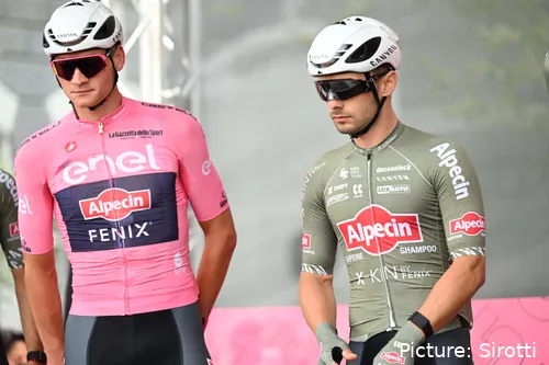 Jakub Mareczko fez parte da equipa de Mathieu van der Poel no Giro d'Italia 2022