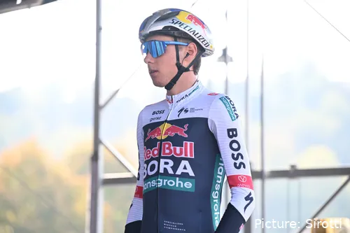 O italiano fez parte da equipa Red Bull - BORA - hansgrohe na Gran Piemonte