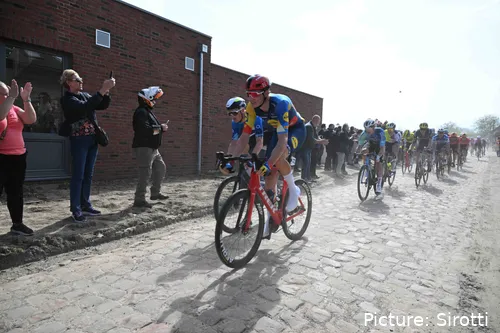 Daan Hoole at the 2024 Paris-Roubaix&nbsp;