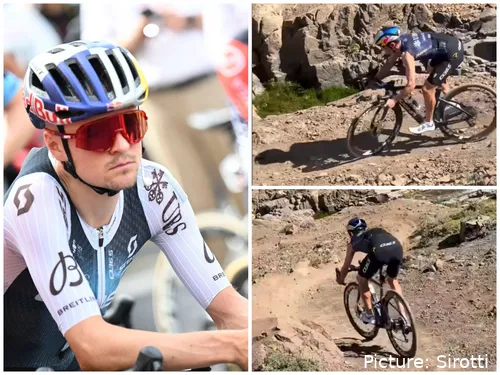 Tom Pidcock desfruta dos trilhos naturais de BTT no Chile