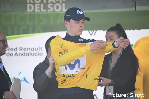 Iván Romeo at the 2026 Vuelta a Andalucía.