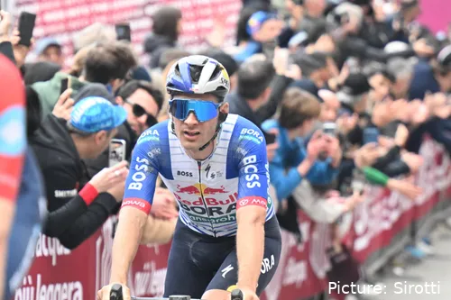 Gianni Vermeersch at the 2026 Strade Bianche