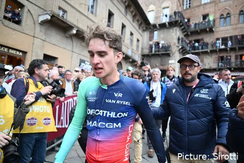 Paul Seixas at the 2026 Strade Bianche