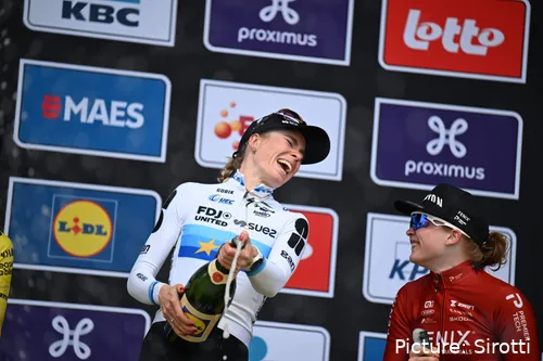 Demi Vollering at the 2026 Tour of Flanders