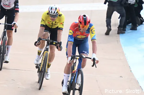 Deutliche Angelegenheit: Pedersen hat Van Aert im Jahr 2025 bislang in der Tasche