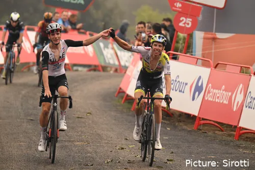 Rui Costa und João Almeida bei der Vuelta a España 2023