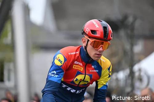 Thibau Nys in Aktion für Lidl-Trek während der Saison 2025