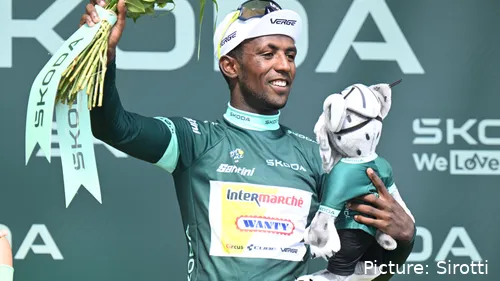 Biniam Girmay groene trui Tour de France 2024