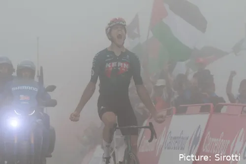 Pablo Castrillo won etappe 15 in de Vuelta a Espana