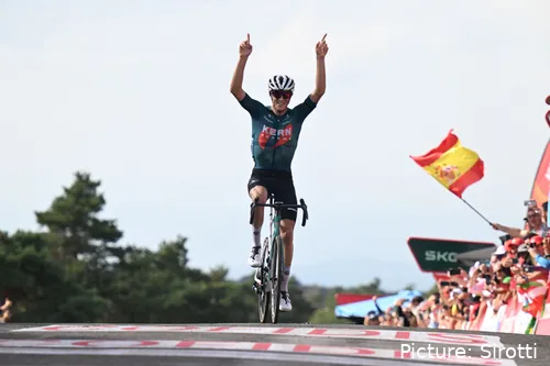 Castrillo won twee etappes in de Vuelta a Espana van 2024&nbsp;