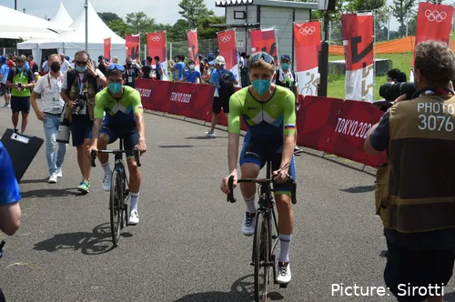 Tadej Pogacar en Primoz Roglic zullen deze zondag opnieuw een team vormen. @Imago
