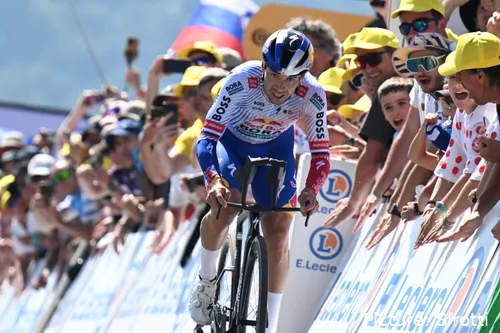 Primoz Roglic in actie
