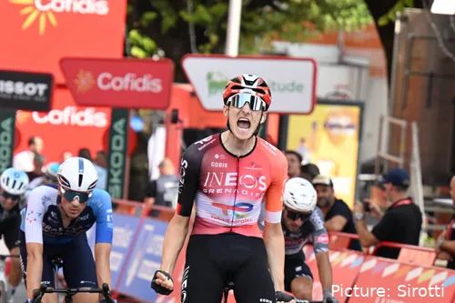 Planckaert derde achter Ben Turner in de Vuelta van dit jaar. @Sirotti