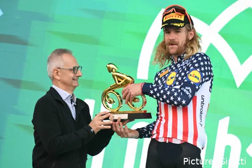 Quinn Simmons op dreef in Il Lombardia 2026