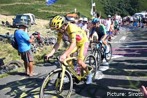 Healy was een van de uitblinkers van de Tour de France 2025