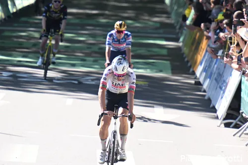 De Tour de France van João Almeida was van korte duur, maar hij hielp Tadej Pogacar wel naar de zege in rit 4 naar Rouen. @Sirotti