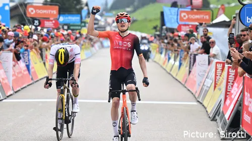 Carlos Rodríguez sprint Jorgenson eruit en wint de slotrit van het Critérium du Dauphiné 2024
